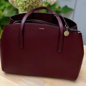 Aldo Burgundy Shoulder Bag